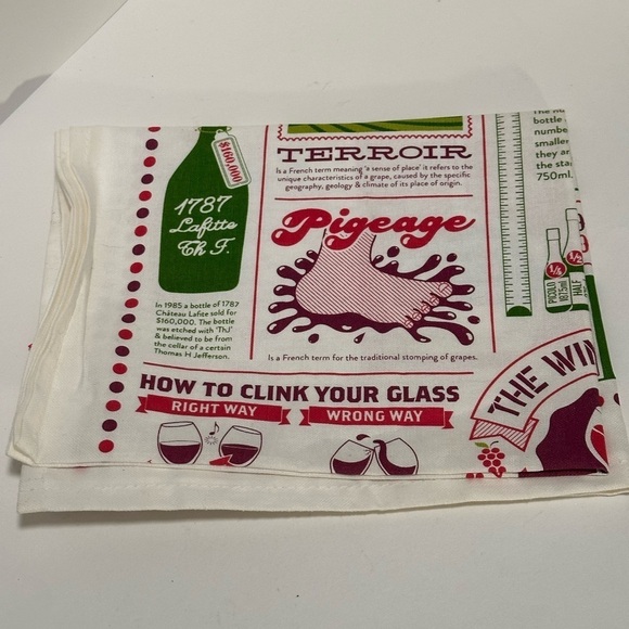 Stuart Gardiner Wine Towel NWT - Picture 4 of 6